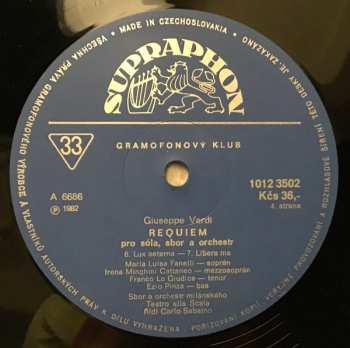 LP Giuseppe Verdi: Requiem 496068