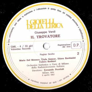 LP Giuseppe Verdi: Il Trovatore (Pagine Scelte) 365355
