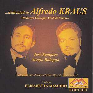 Album Giuseppe Verdi: Jose Sempere & Sergio Bologna - Dedicated To Alfredo Kraus