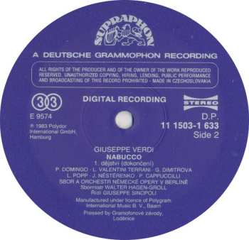 3LP/Box Set Giuseppe Verdi: Nabucco