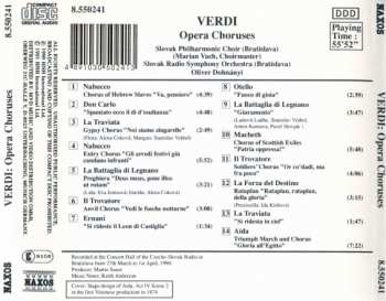CD Giuseppe Verdi: Opera Choruses 331510