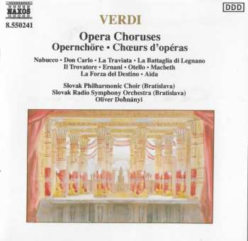 CD Giuseppe Verdi: Opera Choruses = Opernchöre = Chœrs D'Opéras