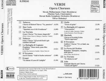 CD Giuseppe Verdi: Opera Choruses = Opernchöre = Chœrs D'Opéras