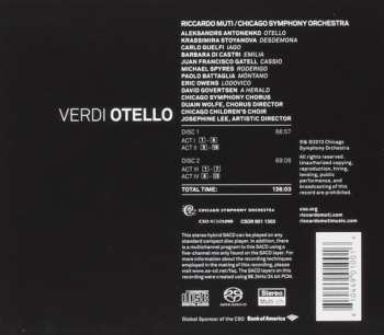 Box Set/2SACD Giuseppe Verdi: Otello 482897