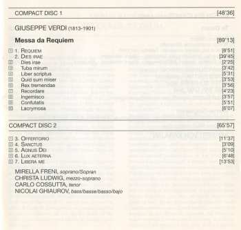 2CD Giuseppe Verdi: Requiem & Te Deum 30149