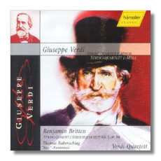 Album Giuseppe Verdi: String Quartet E Minor = Streichquartett E-Moll / String Quartet = Streichquartett No. 3, Op. 94 / "Aida" - Paraphrase
