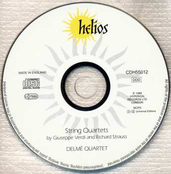 CD Giuseppe Verdi: String Quartets 427972