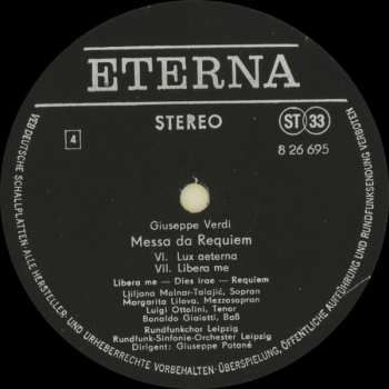 2LP Giuseppe Verdi: Verdi Messa Da Requiem