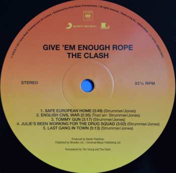 LP The Clash: Give 'Em Enough Rope 14121