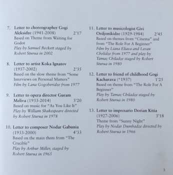 CD Giya Kancheli: Letters To Friends