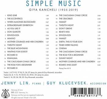 CD Giya Kancheli: Simple Music 182272