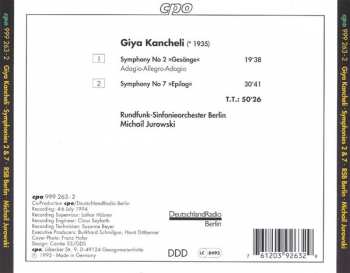 CD Giya Kancheli: Symphonies 2 & 7 221394