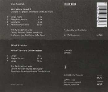 CD Giya Kancheli: Vom Winde Beweint / Konzert Für Viola Und Orchester 277319