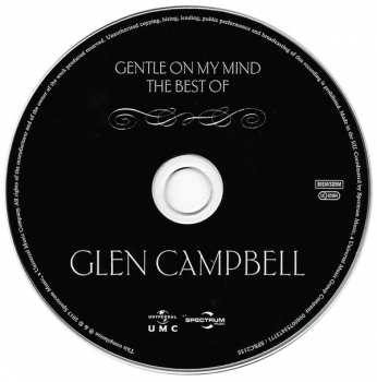 CD Glen Campbell: Gentle On My Mind: The Best Of Glen Campbell 287191