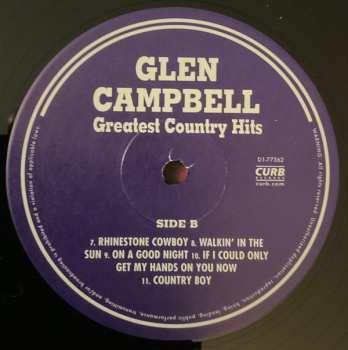 LP Glen Campbell: Greatest Country Hits 475417