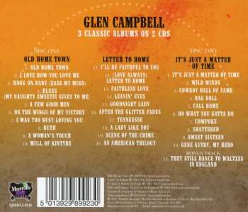 2CD Glen Campbell: Old Home Town + Letter To Home + It's Just A Matter Of Time 101005
