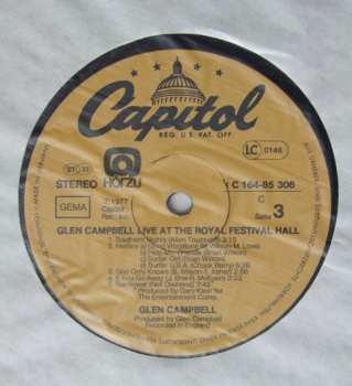 2LP Glen Campbell: Live At The Royal Festival Hall 518950