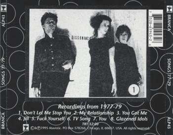 CD Glenn Branca: Songs '77-'79 492156