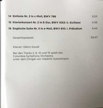 CD Glenn Gould: Glenn Gould Spielt Bach 407993