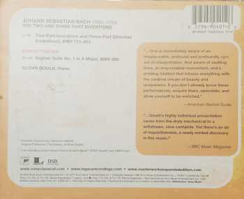 CD Johann Sebastian Bach: The Two And Three Part Inventions