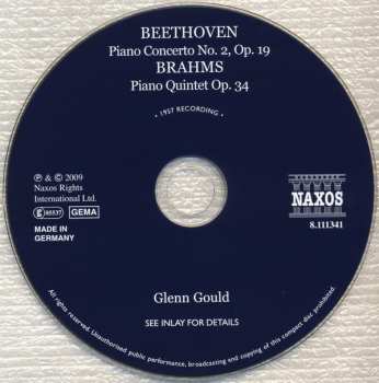 CD Glenn Gould: Piano Concerto No. 2 / Piano Quintet 195808