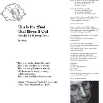 LP Glenn Jones: This Is The Wind That Blows It Out LTD 472051