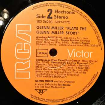 LP Glenn Miller And His Orchestra: Glenn Miller Story 542673