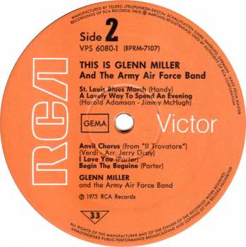 2LP Glenn Miller And The Army Air Force Band: This Is Glenn Miller And The Army Air Force Band (2xLP) 360342