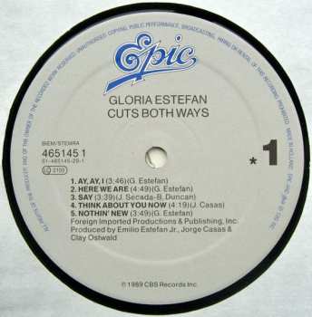LP Gloria Estefan: Cuts Both Ways