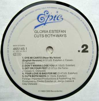 LP Gloria Estefan: Cuts Both Ways