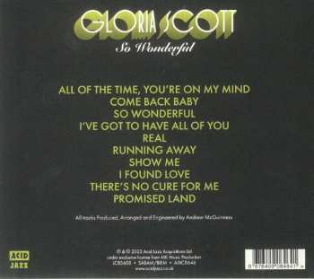 CD Gloria Scott: So Wonderful 441670