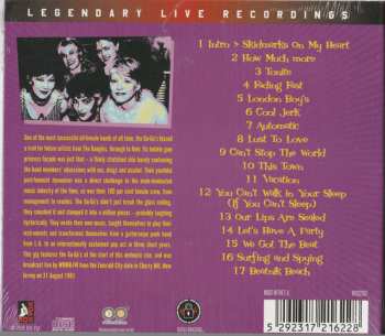CD Go-Go's: Live Emerald City, New Jersey '81 484774