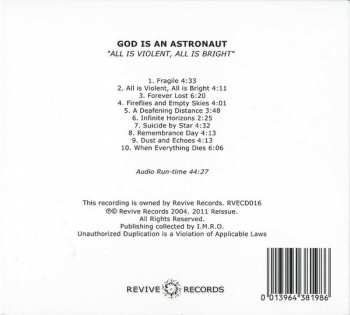 CD God Is An Astronaut: All Is Violent, All Is Bright DIGI 1643