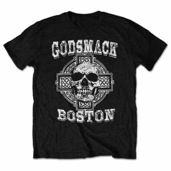 Merch Godsmack: Tričko Boston Skull  M