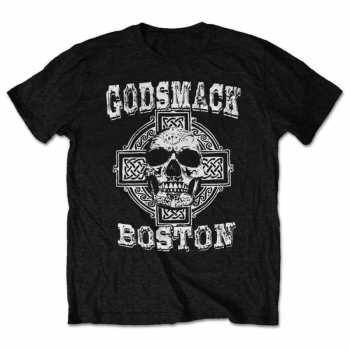 Merch Godsmack: Tričko Boston Skull  L