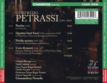 CD Goffredo Petrassi: Coro Di Morti • Noche Oscura • Quattro Inni Sacri • Partita 288831