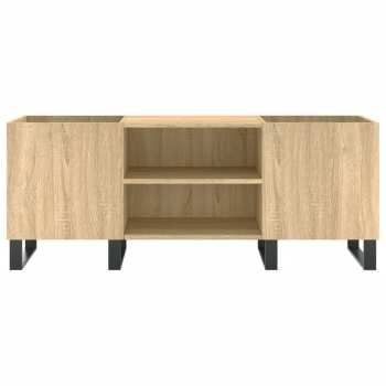 Audiotechnika Goka Skříňka s přihrádkami na LP desky a audiotechniku - železné nohy Dub sodoma (831687)