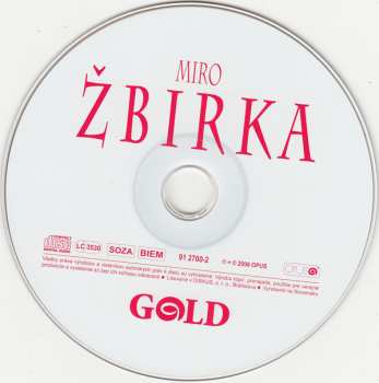 CD Miroslav Žbirka: Gold 14316
