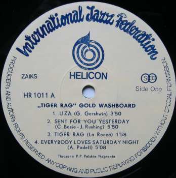 LP Gold Washboard: Tiger Rag 50312