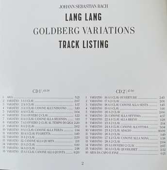 2CD Lang Lang: Goldberg Variations 3326