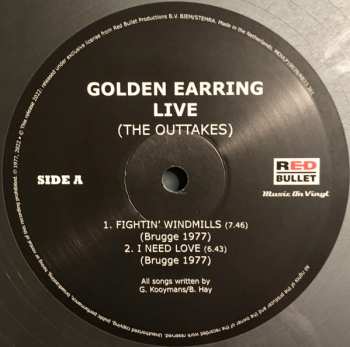 EP Golden Earring: Live (The Outtakes) LTD | NUM | CLR 388361