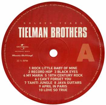 2LP Tielman Brothers: Golden Years LTD | NUM | CLR 14409