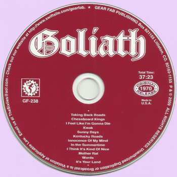 CD Goliath: Goliath 474701