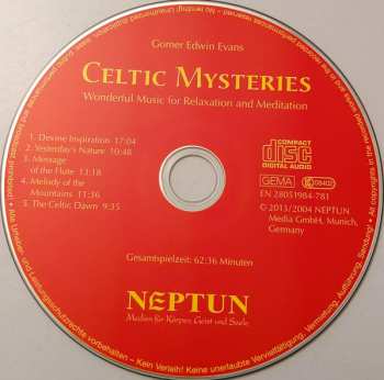 CD Gomer Edwin Evans: Celtic Mysteries 192520