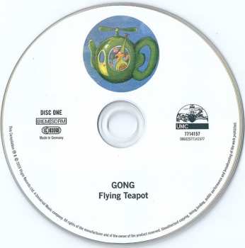2CD Gong: Flying Teapot (Radio Gnome Invisible Part 1) DLX 191453