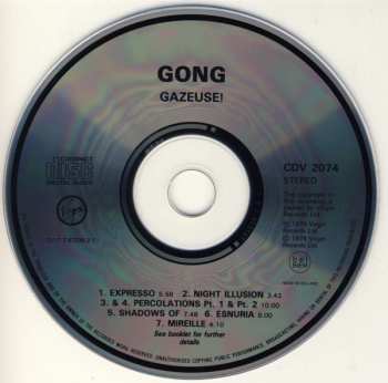 CD Gong: Gazeuse! 13819