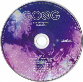 2CD Gong: Live À Longlaville 27/10/1974 441678