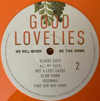 LP The Good Lovelies: We Will Never Be The Same CLR | LTD 495950