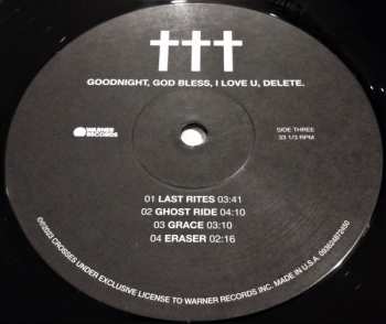 2LP Crosses (†††): Goodnight, God Bless, I Love U, Delete.