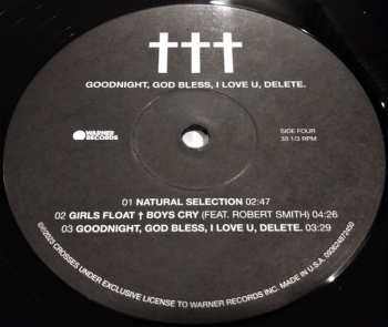 2LP Crosses (†††): Goodnight, God Bless, I Love U, Delete.